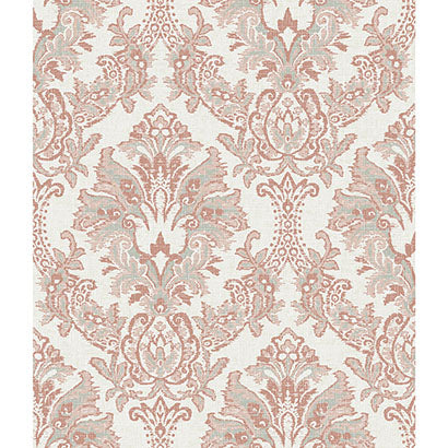 York Bold Brocade Tan & Grey Sample CL2505