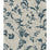 York Vine Silhouette Blue & Grey Wallpaper CL2535