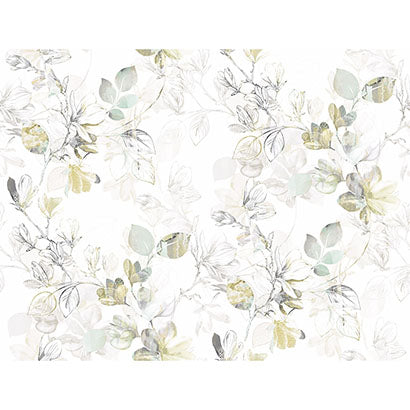 York Arbor Vine Green Wallpaper CL2540