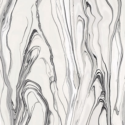 York Liquid Marble Black Wallpaper CL2572