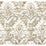 York Batik Damask Tan Wallpaper CL2594