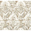 York Batik Damask Taupe Wallpaper CL2596