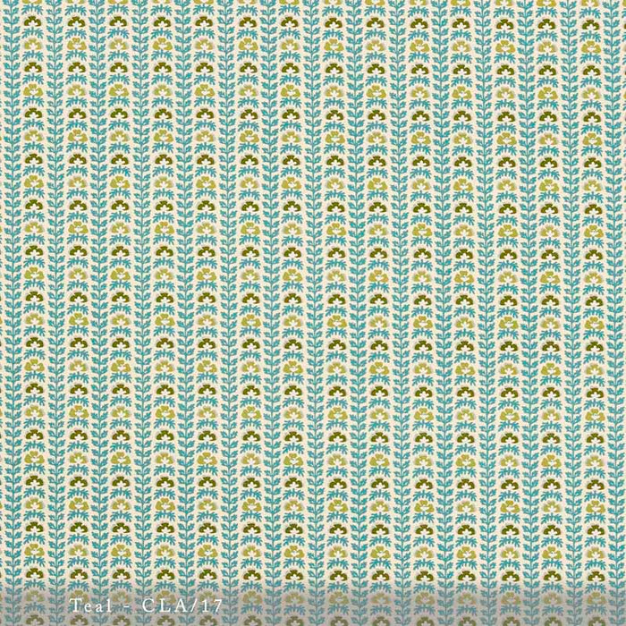 Lisa Fine Calista - Performance Teal Fabric Sample CLA-17