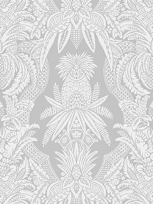 Colony East India Bianco / Grigio Wallpaper Sample CL 0002WP16482