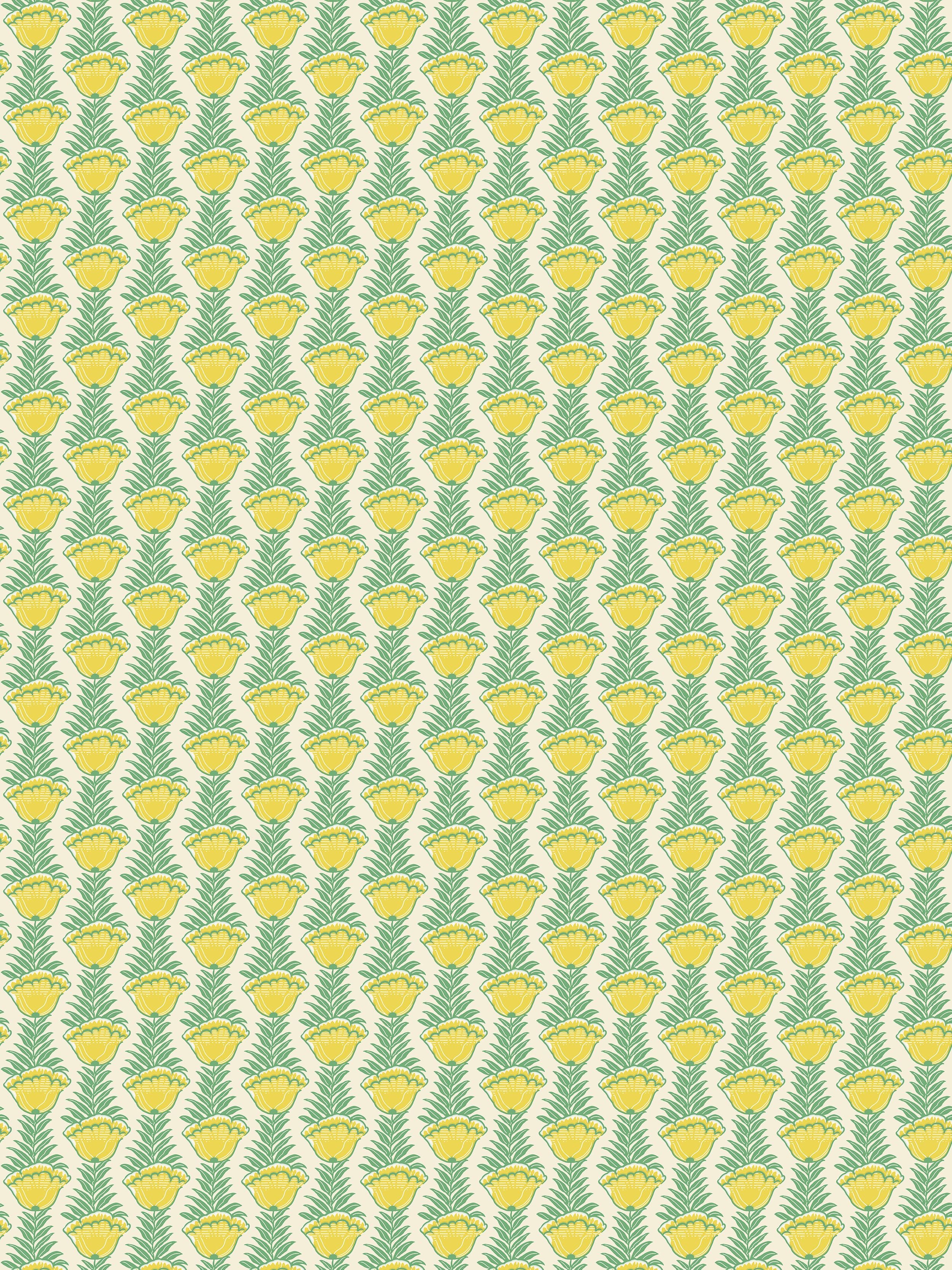 Colony Papaveri  Giallo Wallpaper Sample CL 0002WP36448