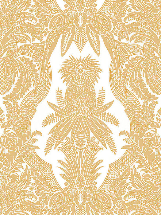 Colony East India Bianco / Oro Wallpaper Sample CL 0004WP16482