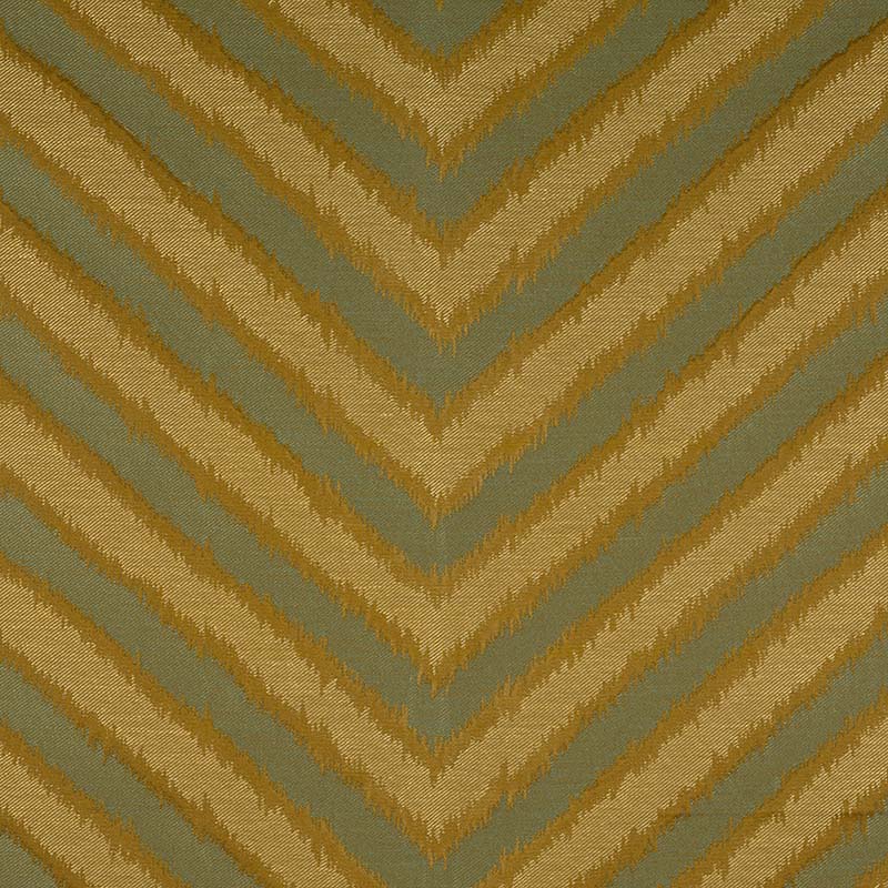 Colony Chevron Grass & Ochre Fabric Sample CL 000626528