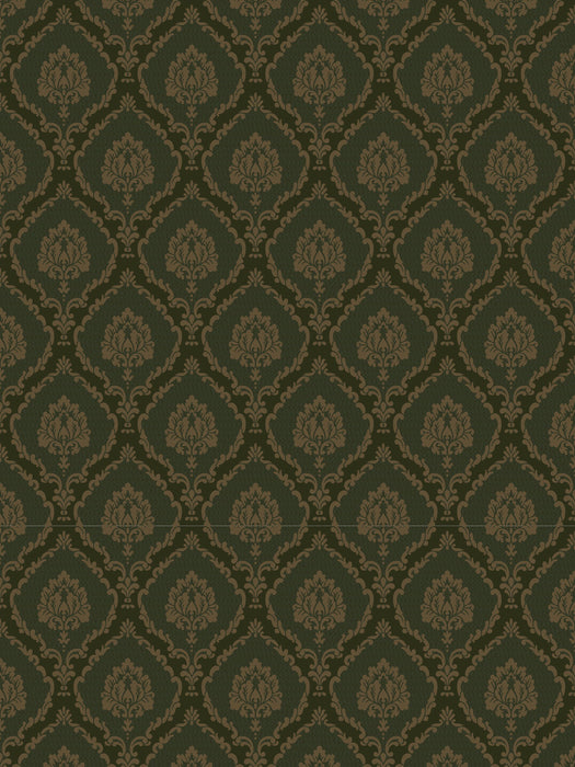 Colony Ecussons  Vert Wallpaper Sample CL 0006WP26722