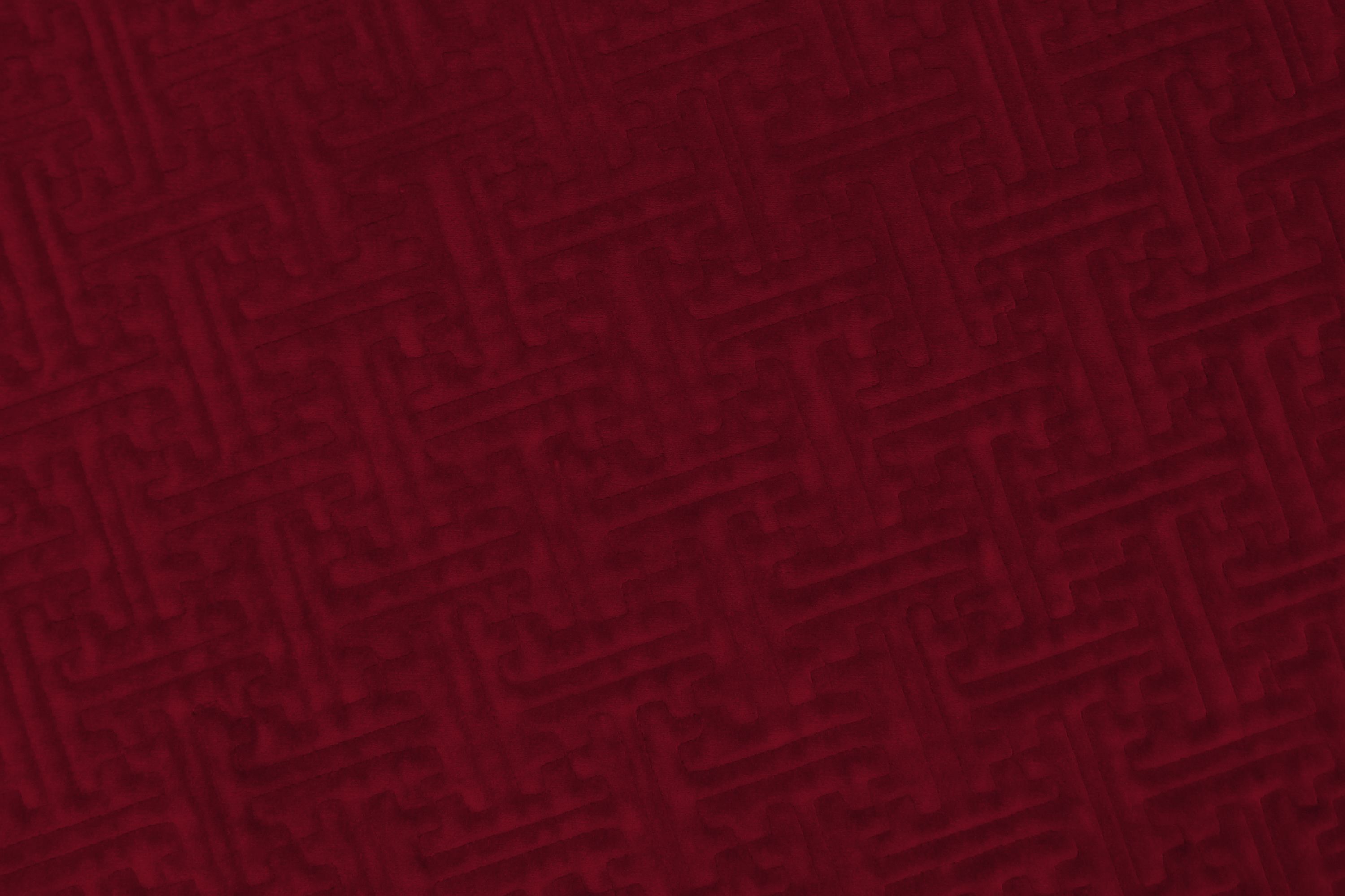 Colony Argo Quilted Rosso Fabric Sample CL 001036432A