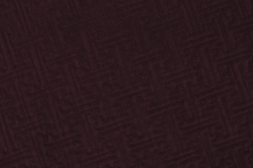 Colony Argo Quilted Bordeaux Fabric Sample CL 001236432A