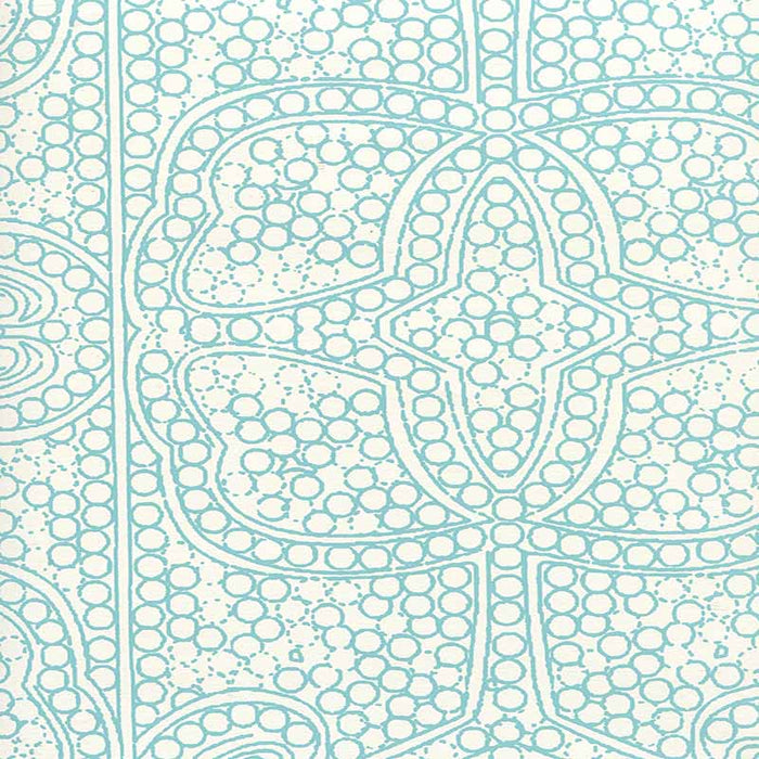 Cloth & Paper Persia Turquoise Wallpaper Sample CP1000W-03