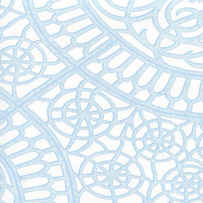 Cloth & Paper Camelot Light Blue Wallpaper Sample CP1030W-01