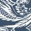 Cloth & Paper Antoinette Navy Wallpaper Sample CP1040W-07