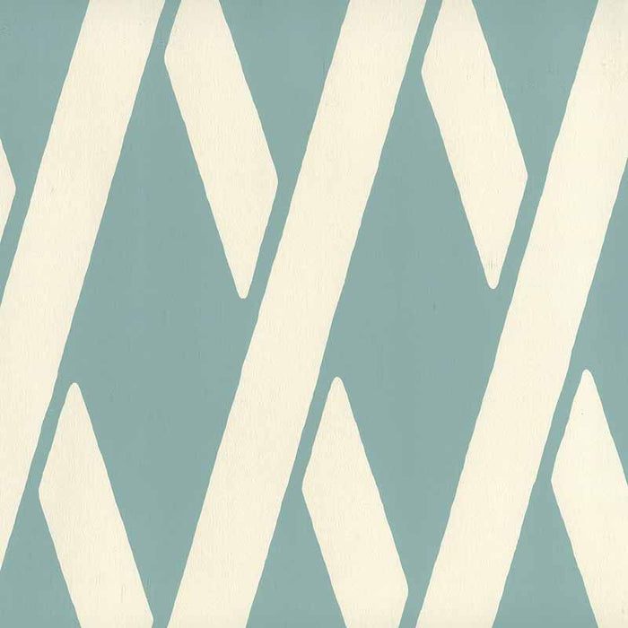 Cloth & Paper Montecito Bamboo Turquoise Wallpaper Sample CP1050W-02