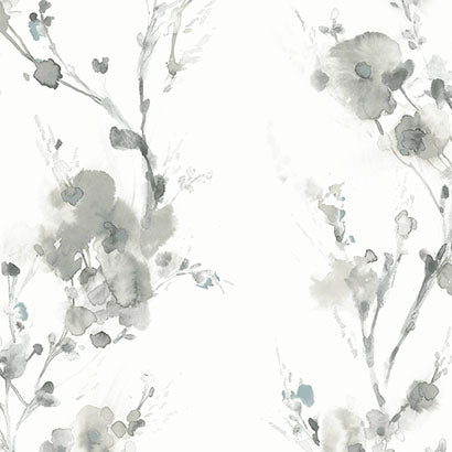 York Charm Grey Wallpaper CP1201