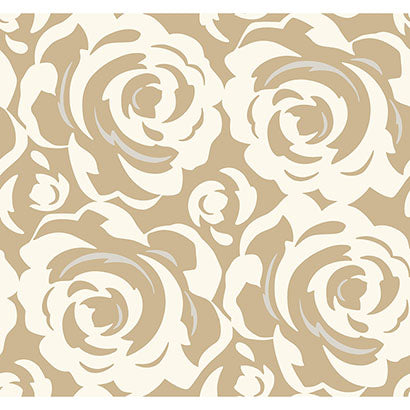 York Lavish White & Gold Wallpaper CP1246