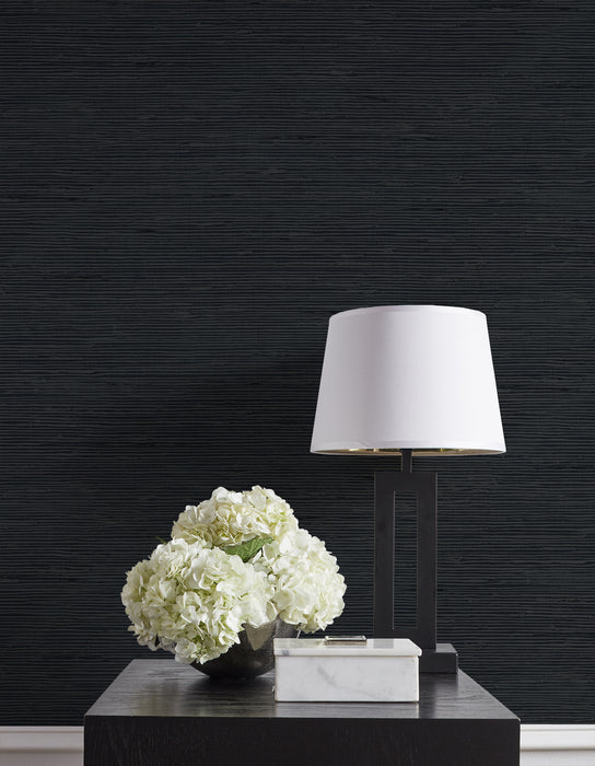 Seabrook Designs Vantaa Carbon Wallpaper CP90200