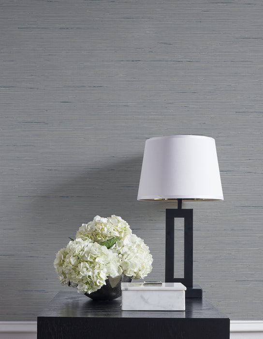 Seabrook Designs Vantaa Silver Wallpaper Sample CP90208