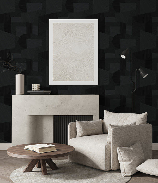 Seabrook Designs Lahti Contrasto Wallpaper Sample CP91000