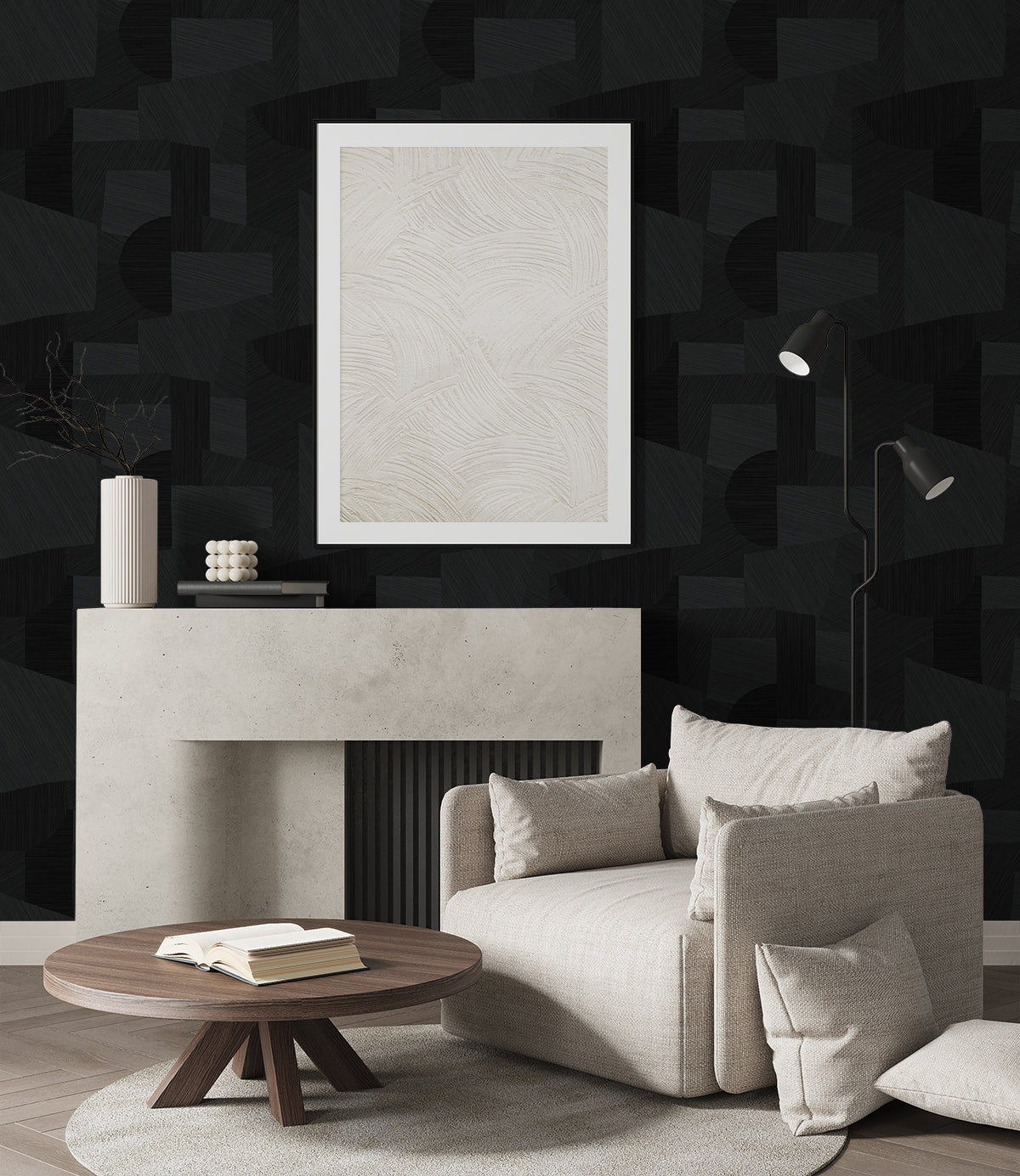 Seabrook Designs Lahti Contrasto Wallpaper CP91000