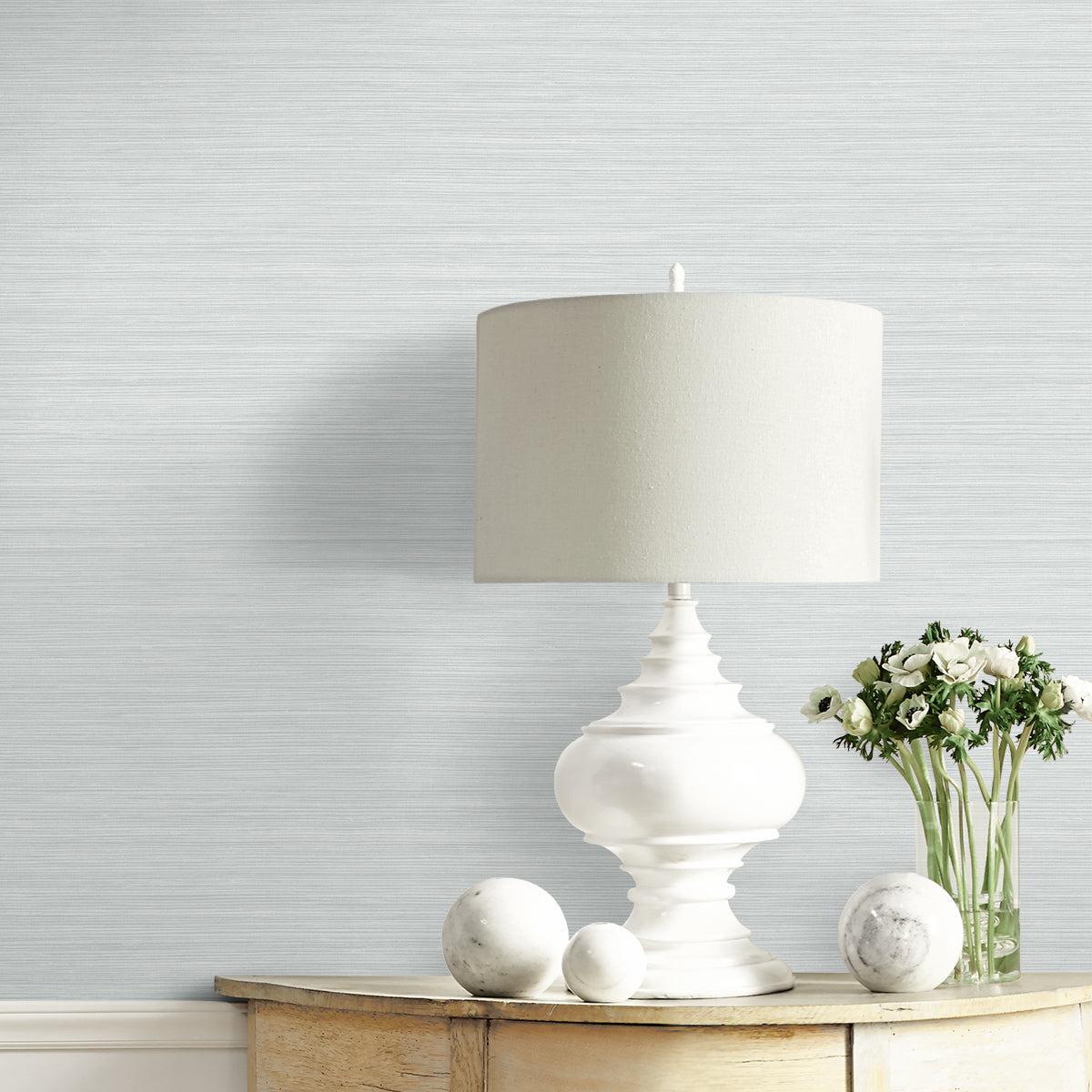 Seabrook Designs Lohja Soft Gray Wallpaper CP92118