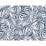 York Oahu Fronds Navy & White Wallpaper CV4432