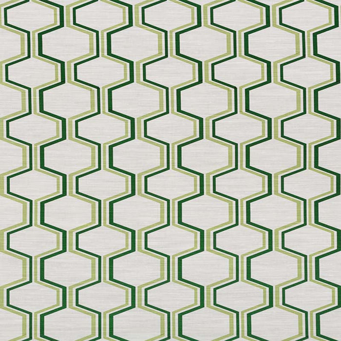 Quadrille Camino Cactus/green Fabric Sample 303840F-12