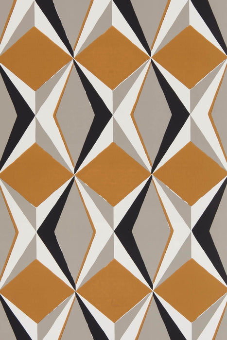 Pierre Frey Adamas Ocre Wallpaper FP537001