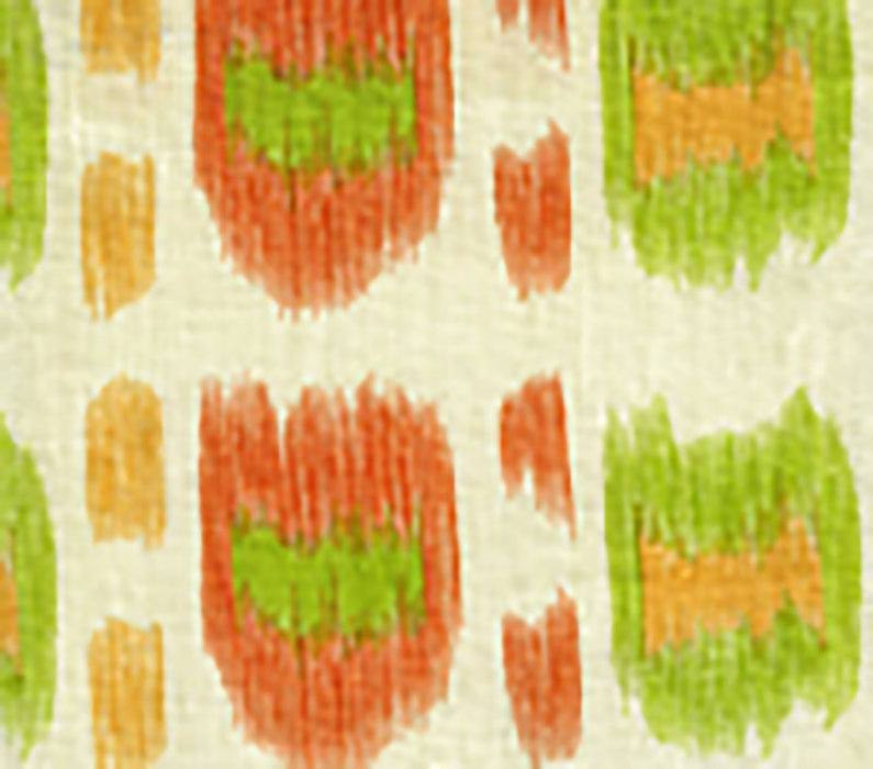 Alan Campbell Cintra Tangerines, Jungle Green Fabric Sample AC704-04CU