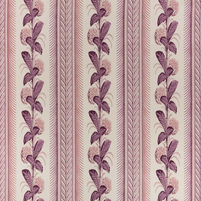 Quadrille Climbing Hydrangea Fabric Lilac Fabric 303300F-09