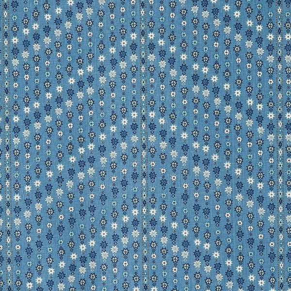 Peter Dunham Cosima Blue/Blue Fabric Sample 111CSM02