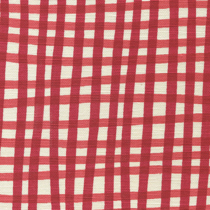 Alan Campbell Country Check Light Red Fabric Sample AC105-8LC