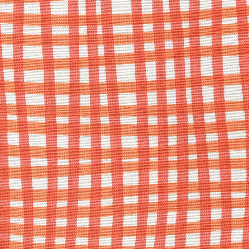 Alan Campbell Country Check Orange Tangerine Fabric AC105-5WLC