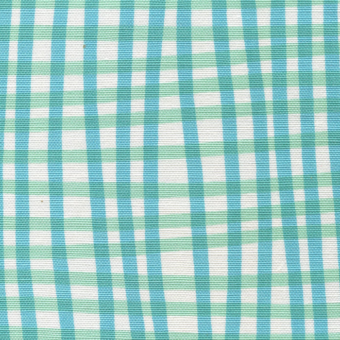 Alan Campbell Country Check Turquoise Aqua Fabric AC105-3WLC