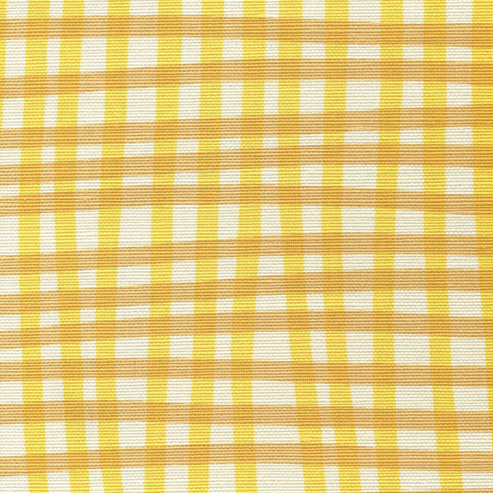 Alan Campbell Country Check Yellow Gold Fabric AC105-2LC