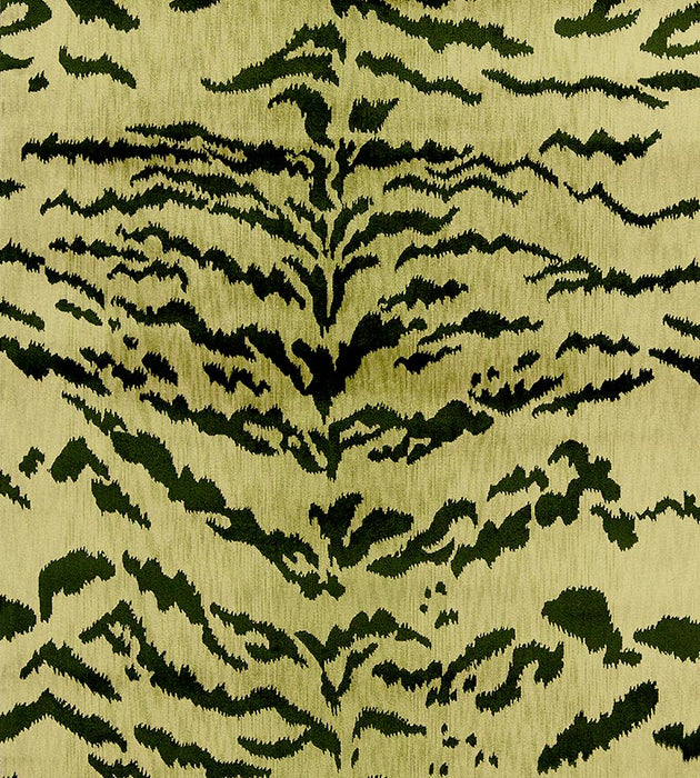 Old World Weavers Tiger Lao Hau Ii Green & Black Fabric Sample D0 04434410