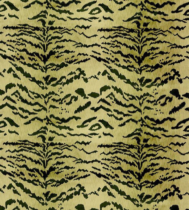 Old World Weavers Tiger Lao Hau Ii Green & Black Fabric D0 04434410