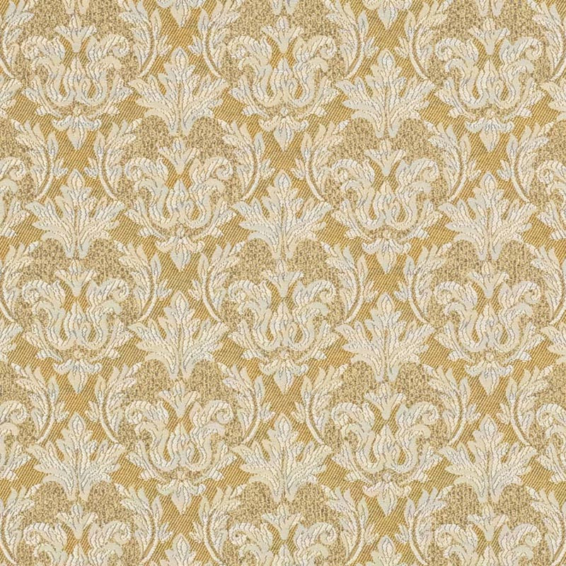 Charlotte Gold Trellis Fabric Sample D3249