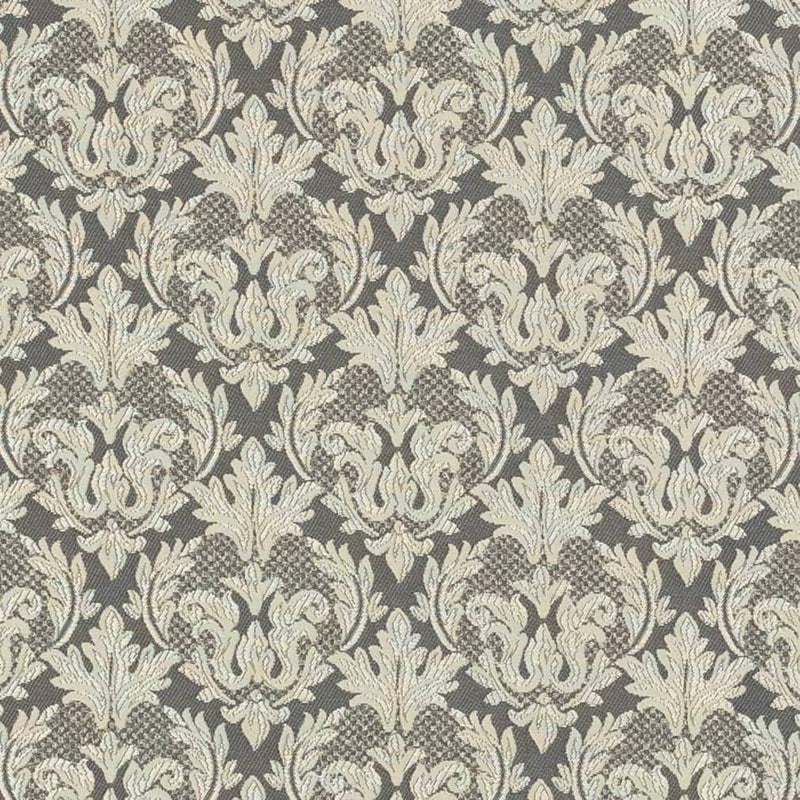 Charlotte Pewter Trellis Fabric D3252