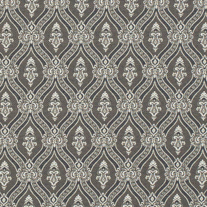 Charlotte Midnight Ornate Fabric Sample D3288