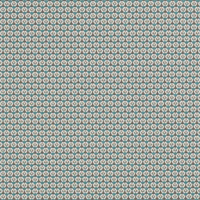 Charlotte Turquoise Petite Fabric Sample D3293