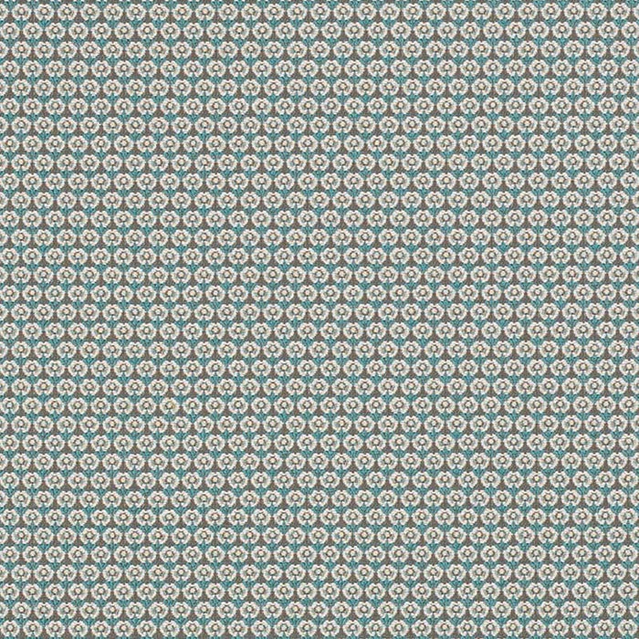 Charlotte Turquoise Petite Fabric Sample D3293