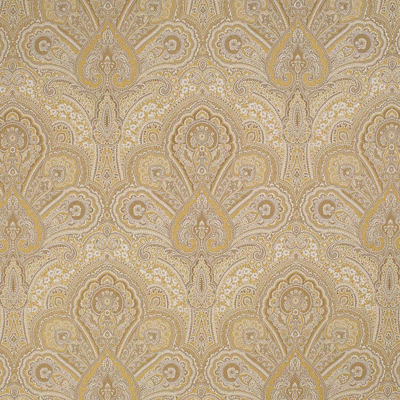 Charlotte Gold Flora Fabric D3297