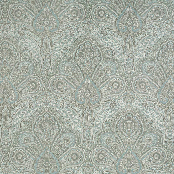 Charlotte Aqua Flora Fabric D3298