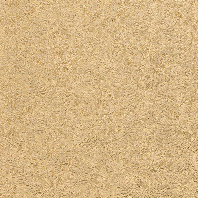 Charlotte Gold Damask Fabric D3564