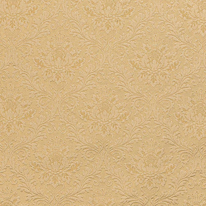 Charlotte Gold Damask Fabric D3564