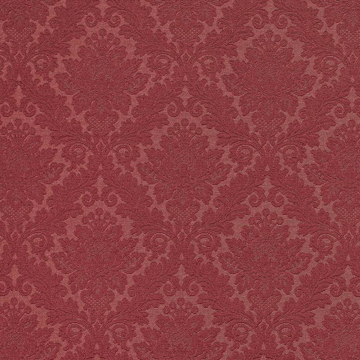 Charlotte Red Damask Fabric Sample D3567