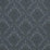 Charlotte Indigo Damask Fabric Sample D3568