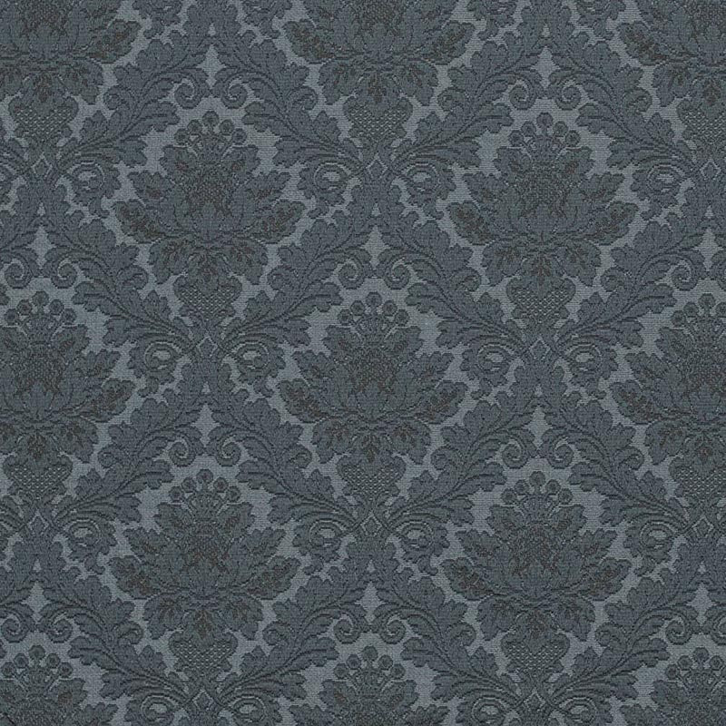 Charlotte Indigo Damask Fabric Sample D3568