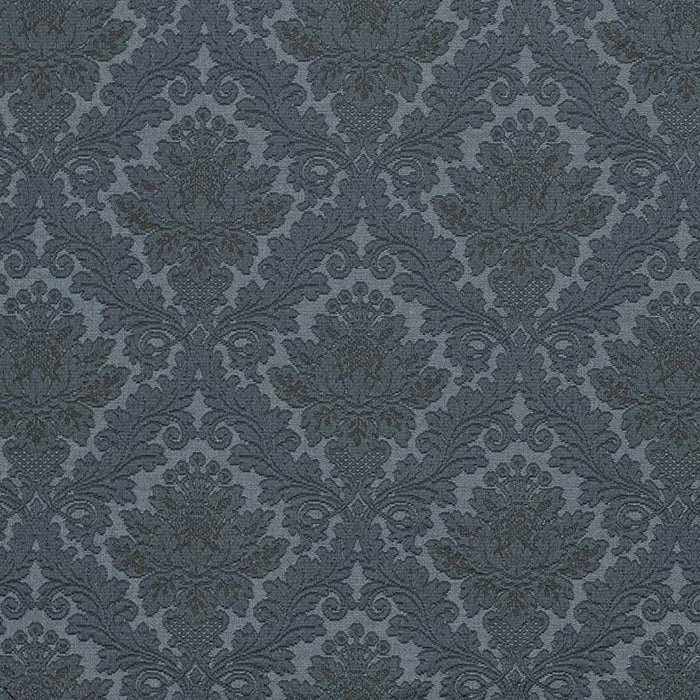 Charlotte Indigo Damask Fabric Sample D3568